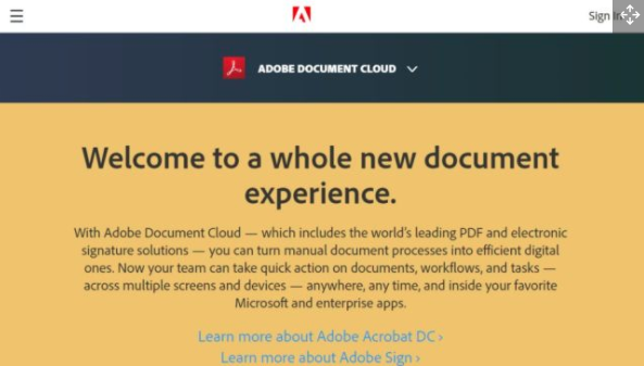 Adobe Document Cloud