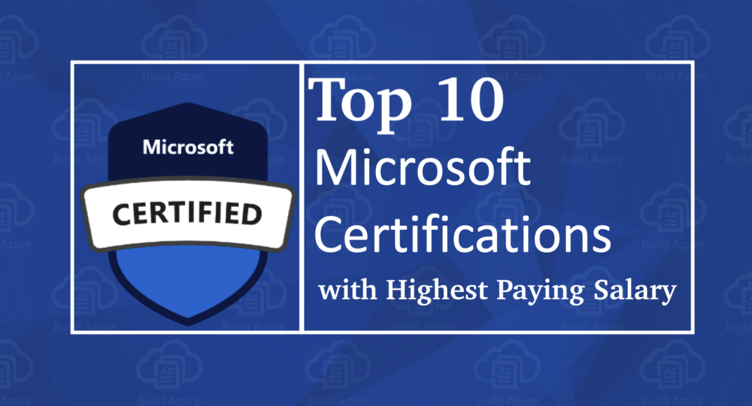 Microsoft Certifications with Highest Salary in Demand 2021