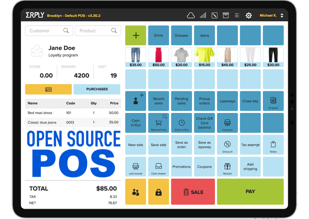 Open Source POS - Point of sales software