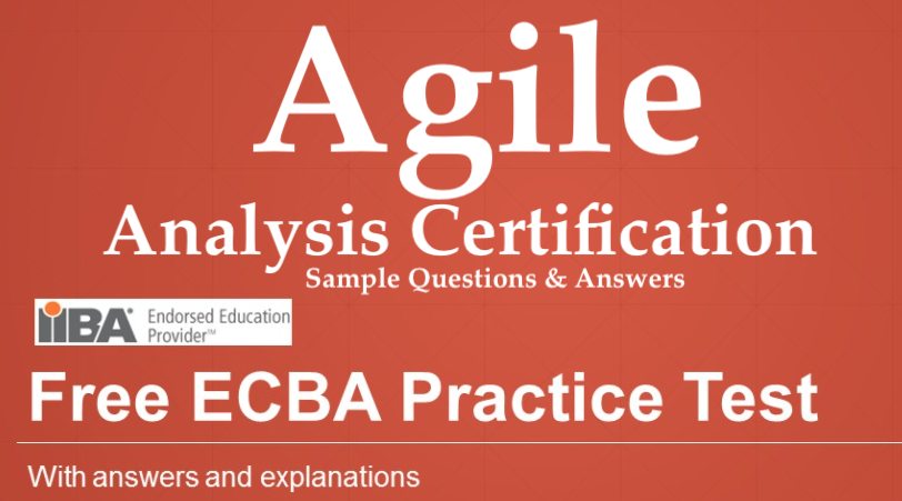 Agile Analysis Certification Sample Questions & Answers