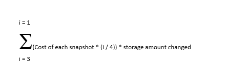 Calculating weekly incremental Amazon EBS prices - Amazon EC2 Estimates