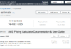 Generating Estimates with AWS Simple Calculator Generating Estimates with AWS Simple Calculator