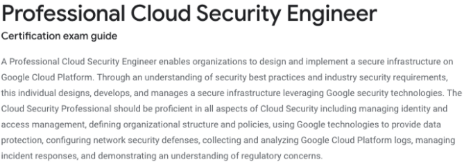 Exam Guide for GCP Professional Cloud Security Engineer — Dumps Sns-Brigh10