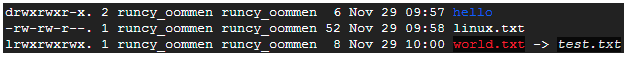 Here’s a sample output of ls -l command: - Linux File Permissions