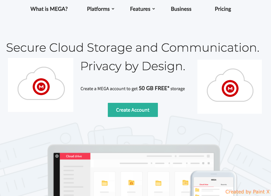 MEGA – 50GB free but with strings attached