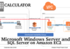 Generating Windows Server and SQL Server on Amazon EC2 estimates Microsoft Windows Server and SQL Server on Amazon EC2
