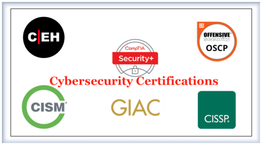 Top 5 Cybersecurity Certifications
