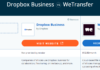 WeTransfer vs Dropbox Business | File Sharing Comparison & Alternatives WeTransfer vs Dropbox Business | File Sharing Comparison