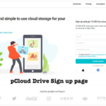 pCloud Drive Unlimited Free & Premium Account Login Guide pCloud Drive Sign up page