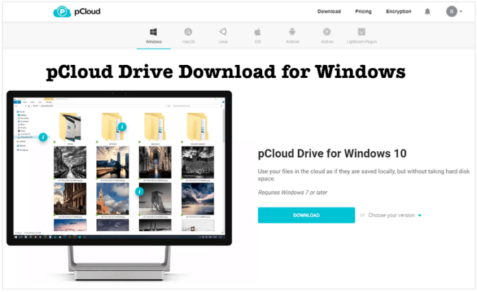 pCloud instal the new version for windows