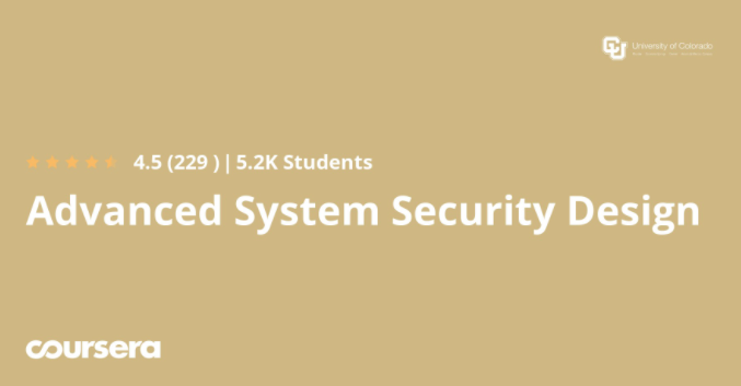 Advanced System Security Design