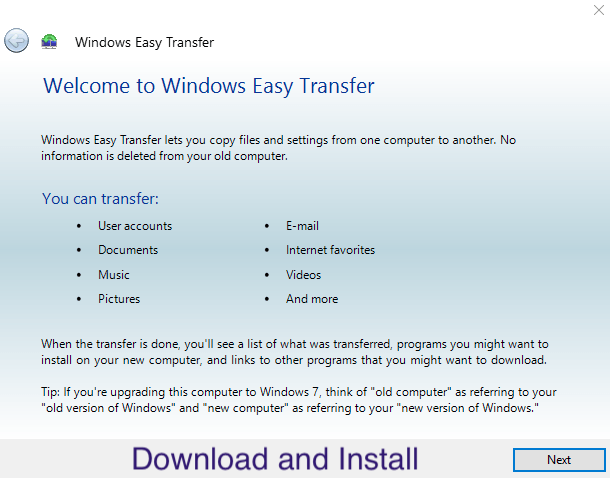 Best Windows Easy Transfer for Windows 10