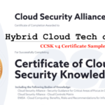 Cloud Security Knowledge (CCSK) Certificate Course in Eindhoven, Netherlands Cloud Security Knowledge (CCSK) Certificate Course in Eindhoven, Netherlands