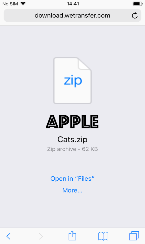 how to extract zip files on iphone