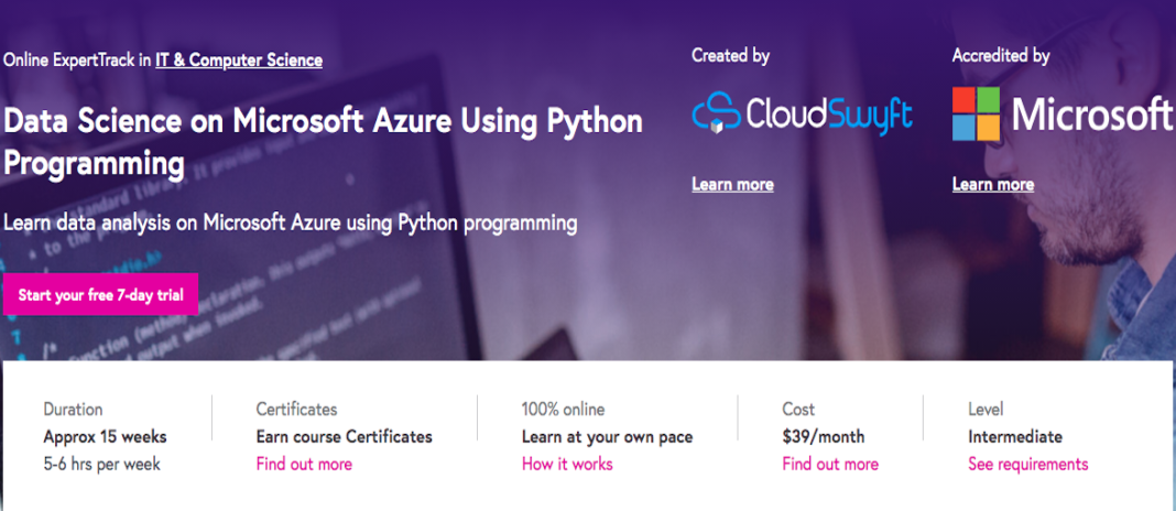Future Learn Data Science on Microsoft Azure Using Python Programming Course