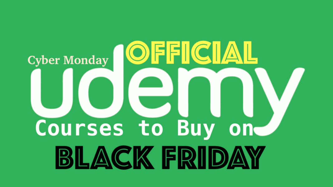 Udemy Courses to Buy on Black Friday and Cyber Monday Sales