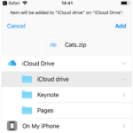 Downloading .zip File on your iPhone, iPad & macOS PC icloud drive