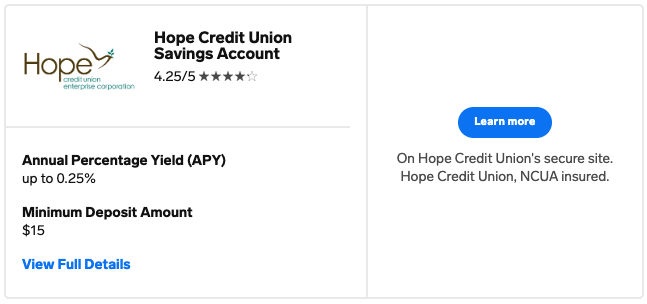 Hope Credit Union