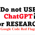 ChatGPT Red Flags and Google Code Red Alerts ChatGPT Red Flags and Google Code Red Alerts