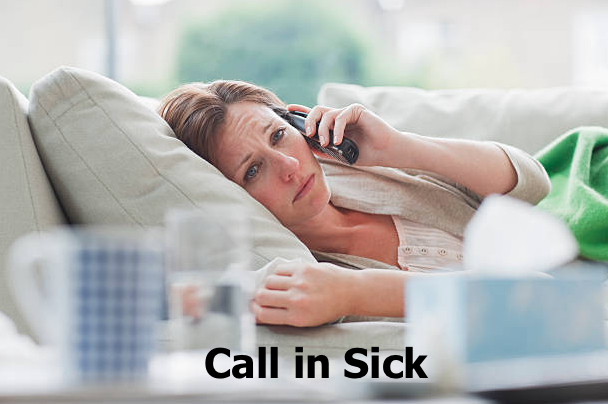 How to Call in Sick with Email and Text Message Example