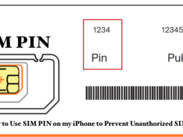 How to Use SIM PIN on my iPhone to Prevent Unauthorized SIM card