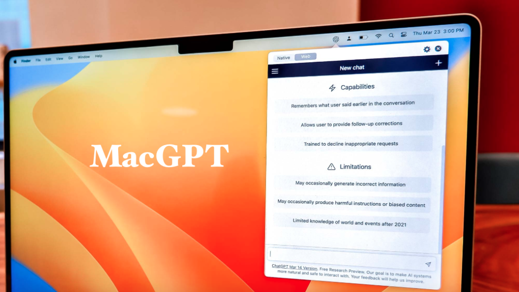 How to use ChatGPT from Apple Mac’s Menu bar using MacGPT