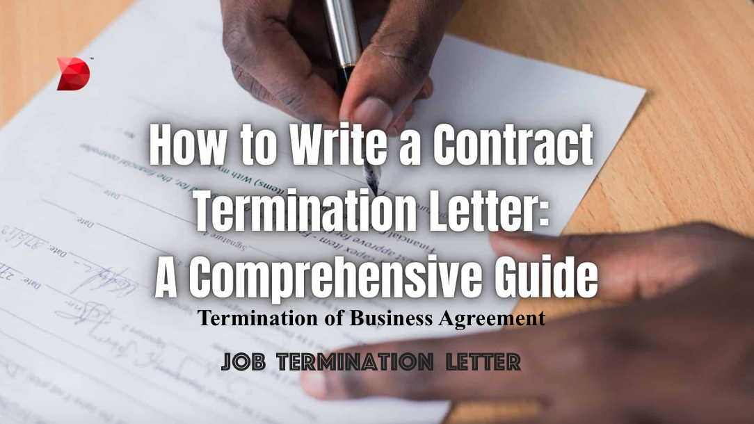 Termination of Contract, Business Agreement and Job Appointment [Sample ...