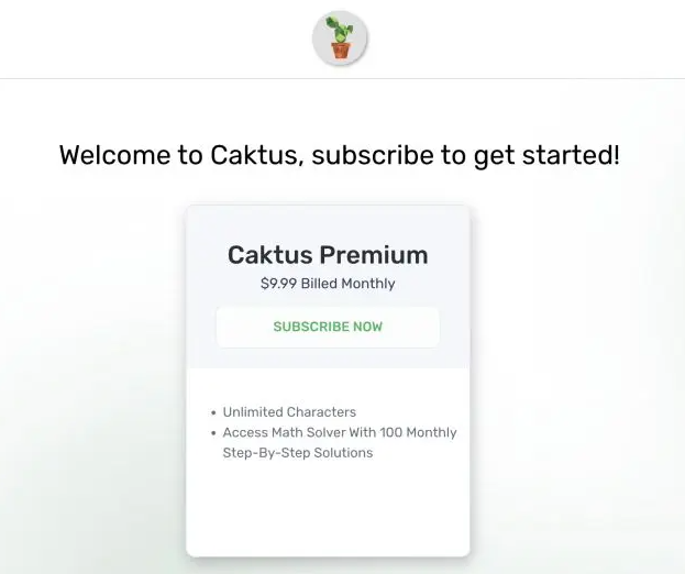 Caktus premium pricing