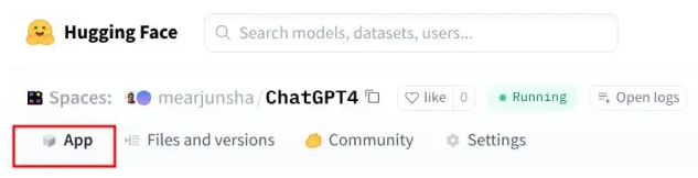 Hugging Face App