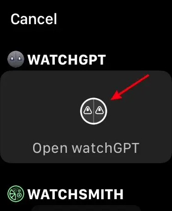 Open apple watchGPT
