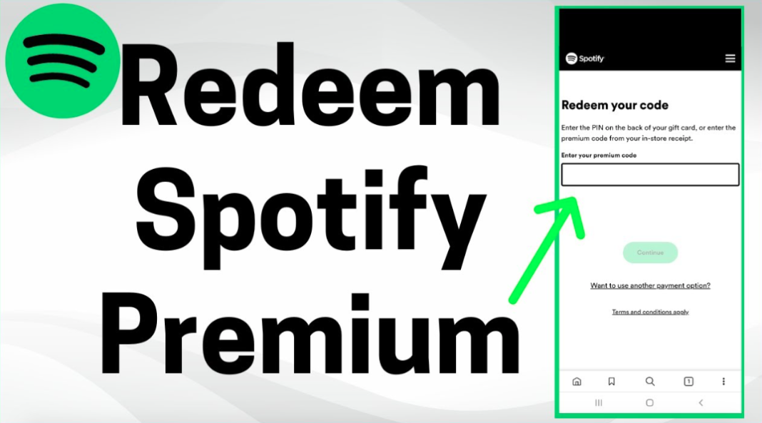 Redeem Spotify Gift Card