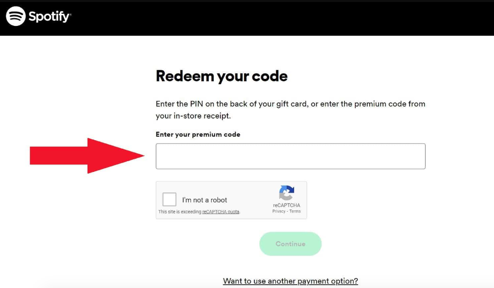Redeem Spotify Gift Card Using this Steps if your Code doesn't Work