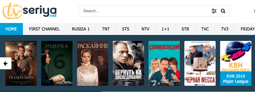 www.TVseriya.NET - Watch Russian TV series online for Free [List of Best Russian TV series in HD quality]