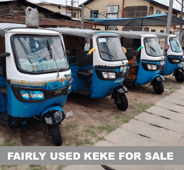 Fairly Used Keke NAPEP Tricycle in Nigeria