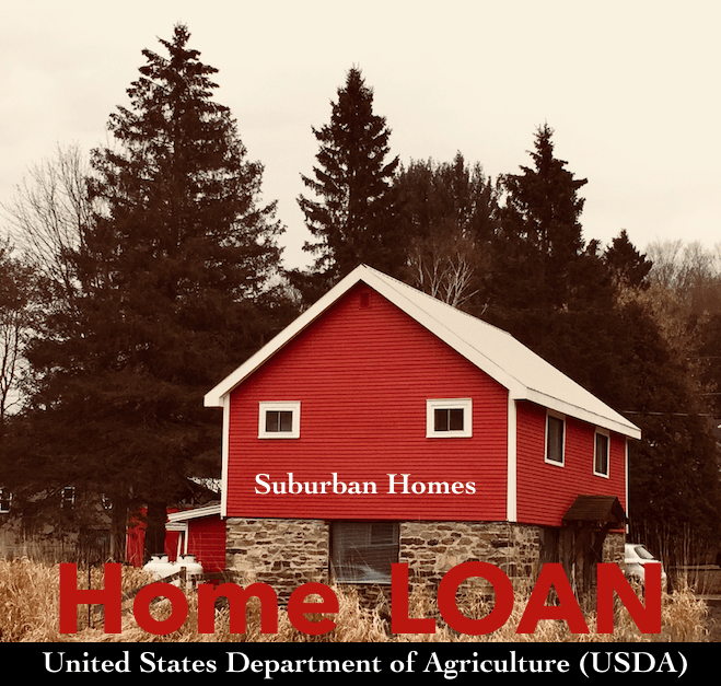 USDA Government-backed Mortgage Home Loan by United States Department of Agriculture for First Time Buyers