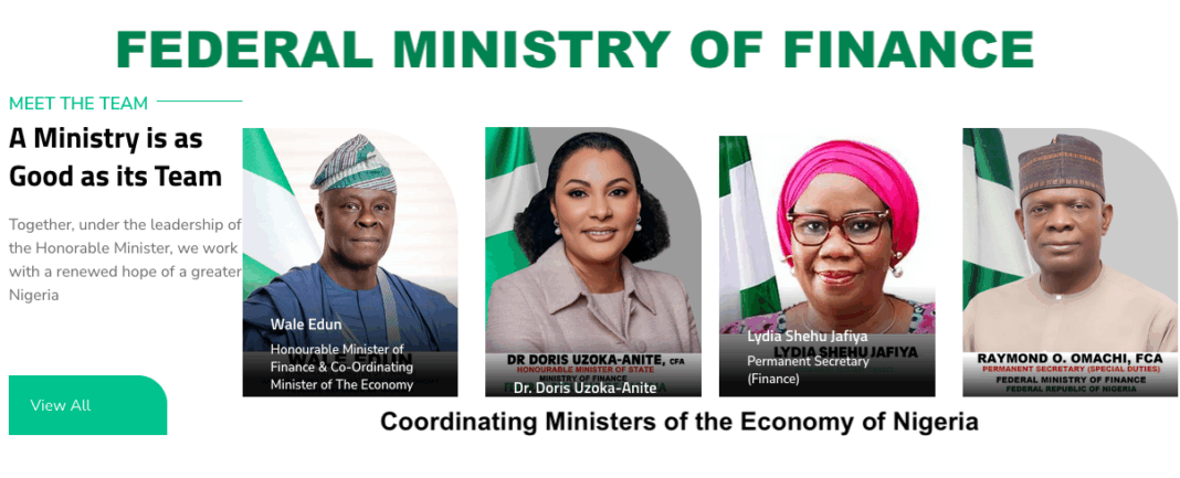 Minister of Finance and Coordinating Minister of the Economy of Nigeria