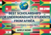 10 Best Scholarships for Undergraduate Students from Africa in 2026 with Admission Guidelines 10 Best Scholarships for Undergraduate Students from Africa with Admission Guidelines