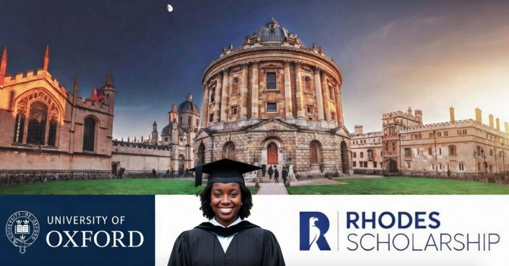 Rhodes Scholarship at University of Oxford, a symbol of academic prestige.